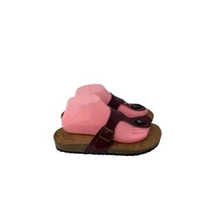 MM Sandals Women's Size 9 Purple Slip-On Toe Post Buckle Comfort